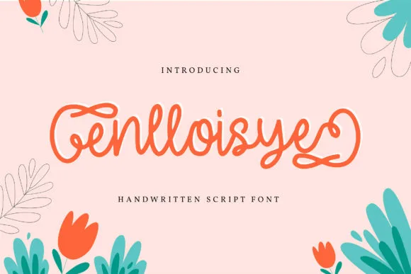 Enlloisye Font Enlloisye Font Poster 1