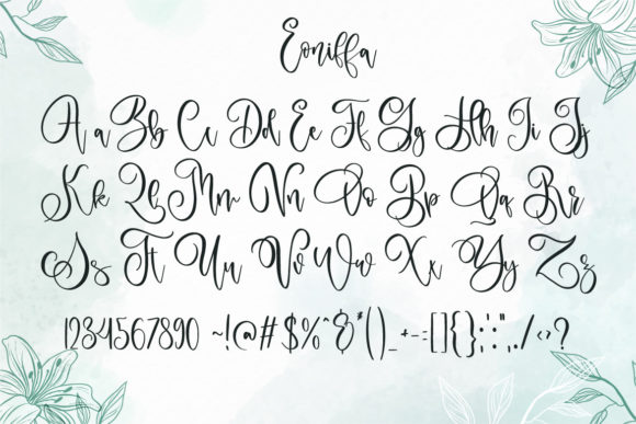 Eoniffa Font Poster 10