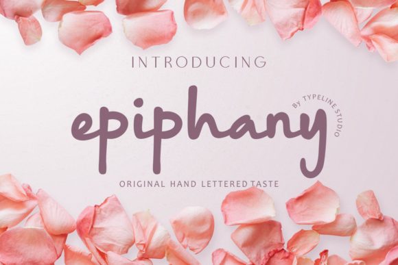 Epiphany Font Poster 1