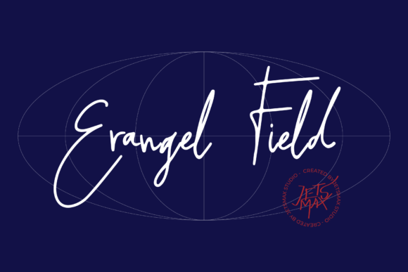 Erangel Field Font Poster 1