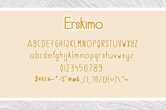 Erskimo Font Poster 5