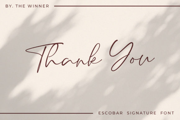 Escobar Font Poster 10