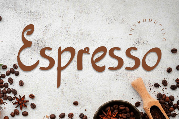 Espresso Font Poster 1