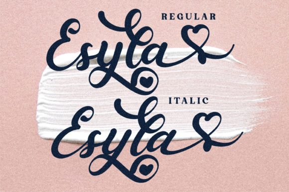 Esyla Font Poster 15