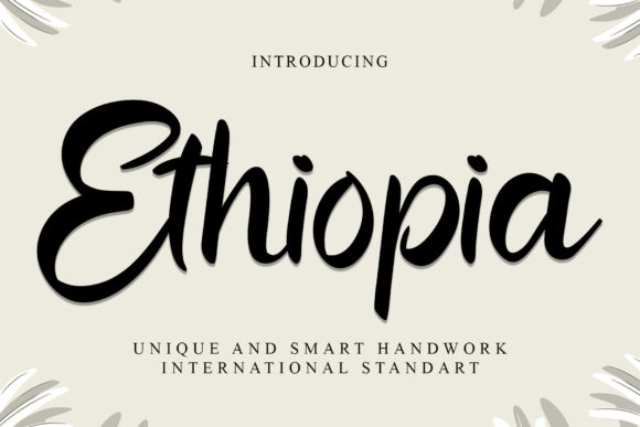 Ethiopia Font Poster 1