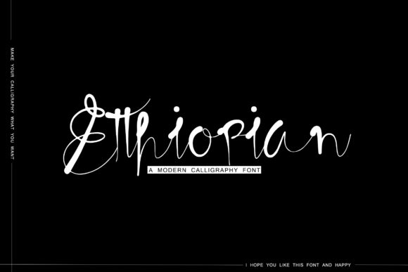 Etthiopian Font Poster 1