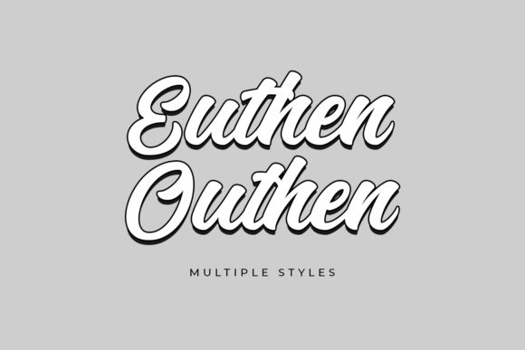 Euthen Font Poster 4