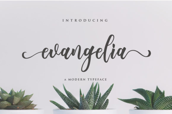 Evangelia Font Poster 1