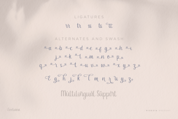 Eveliana Font Poster 15