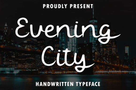 Evening City Font Poster 1