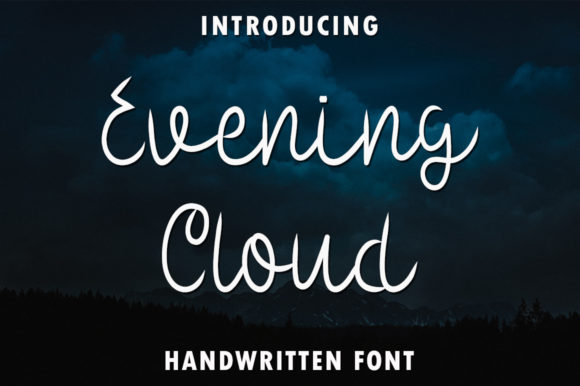 Evening Cloud Font