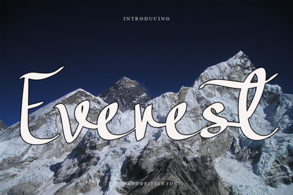 Everest Font Poster 1
