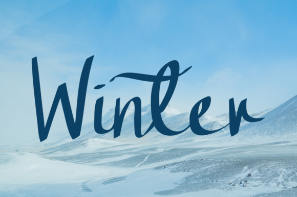 Everest Font Poster 2