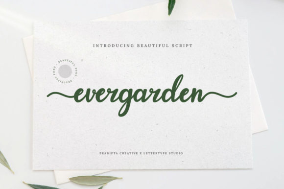 Evergarden Font Poster 1