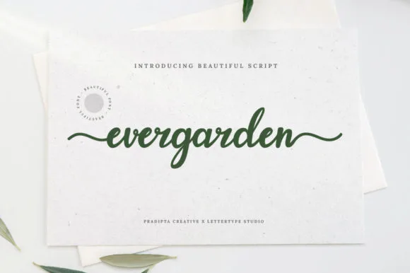 Evergarden Font Evergarden Font Poster 1