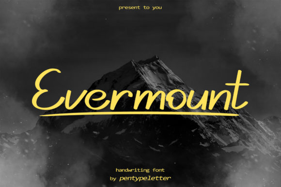 Evermount Font Poster 1