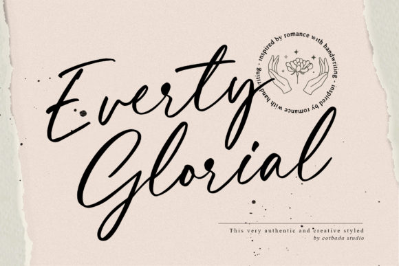 Everty Glorial Font Poster 1