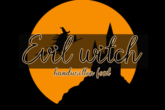 Evil Witch Font Poster 1