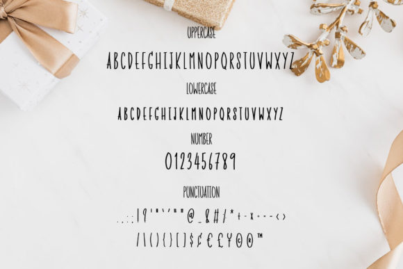 Extra Present Font Poster 3