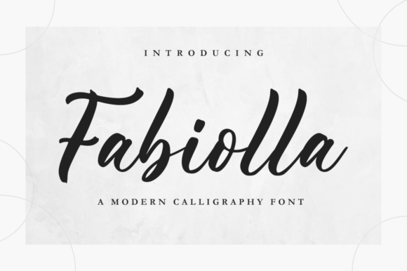 Fabiolla Font Poster 1