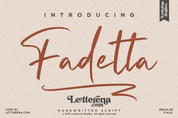 Fadetta Font