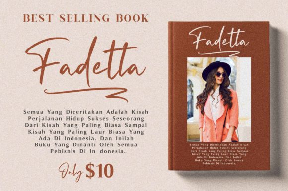 Fadetta Font Poster 5