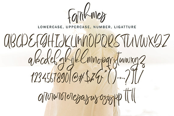 Fahrimes Font Poster 8