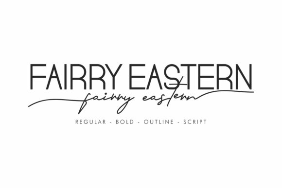 Fairry Eastern Font Poster 1