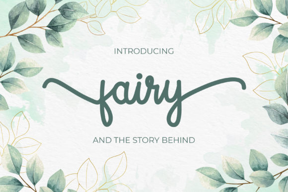 Fairy Font Poster 1