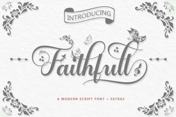 Faithfull Font Poster 1