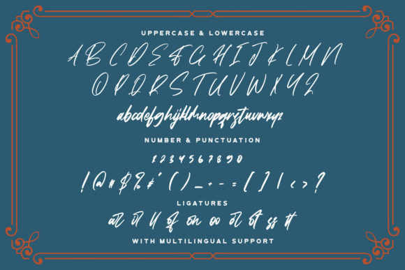 Falcon Harfing Font Poster 14