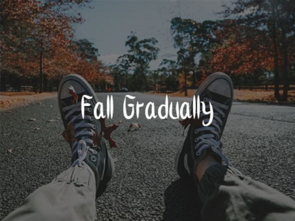 Fallen Leaves Font Poster 2