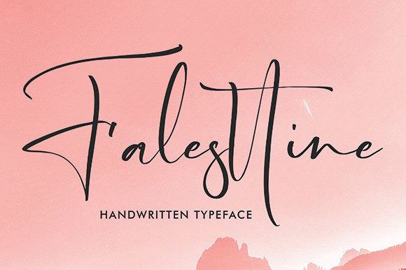 Fallestine Font Poster 1