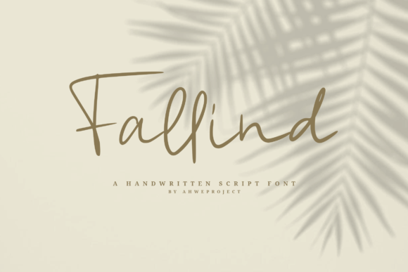 Fallind Font Poster 1