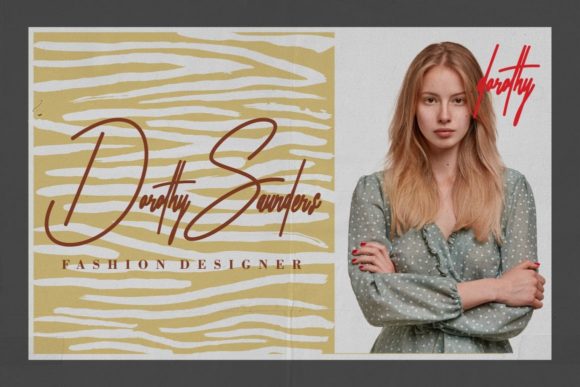 Falsetto Signature Font Poster 4