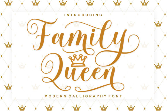 Family Queen Font Poster 1