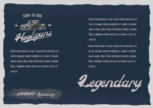 Famlous Font Poster 2