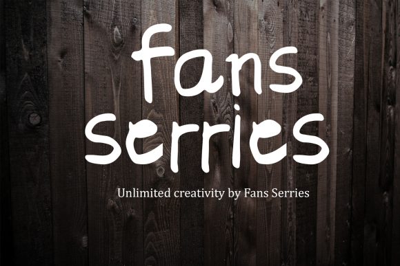 Fans Serries Font Poster 1