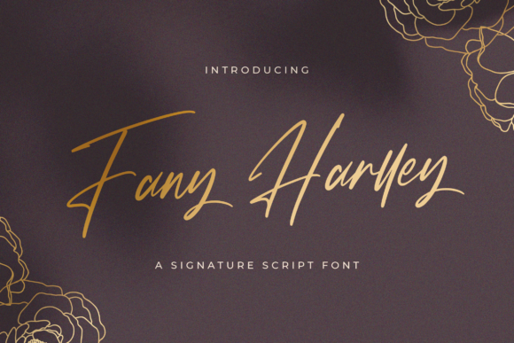 Fany Harlley Font Poster 1