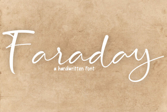 Faraday Font Poster 1