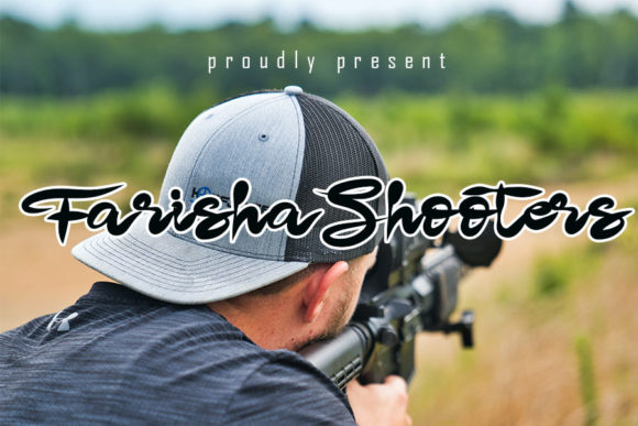 Farisha Shooter Font Poster 1