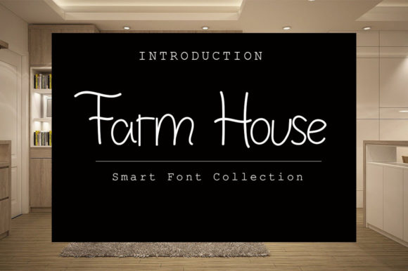 Farm House Font Poster 1