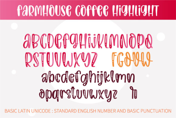 Farmhous Coffee Font Poster 4