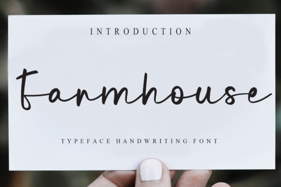 Farmhouse Font