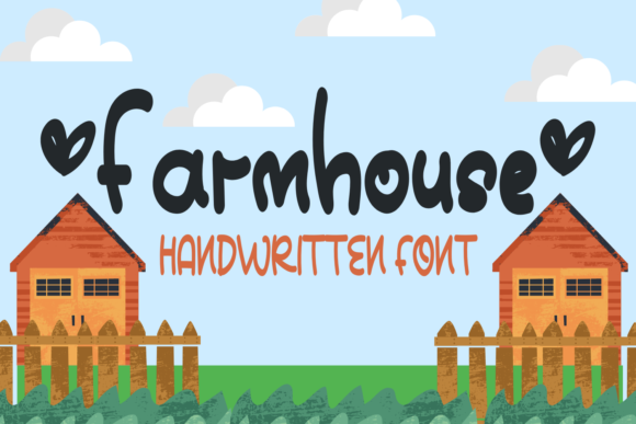 Farmhouse Font Poster 1