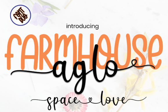 Farmhouse Aglo Font Poster 1