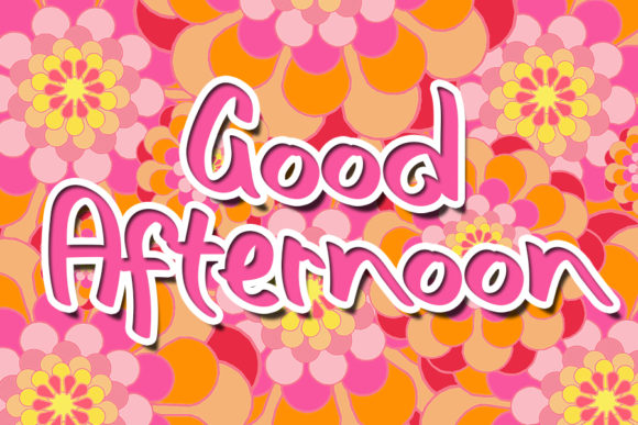 Farmhouse Flower Font Poster 3