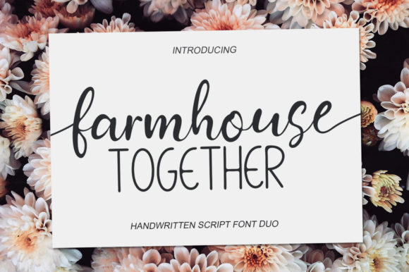 Farmhouse Together Font Poster 1