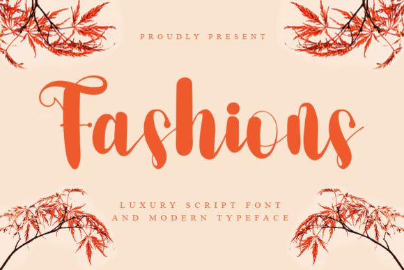 Fashions Font Poster 1