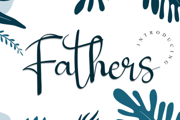 Fathers Font Poster 1